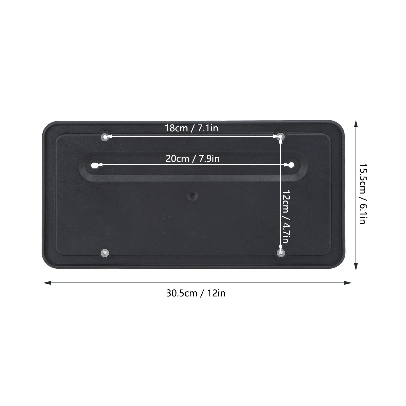 OEM 1096844 soporte de placa matrícula trasera Tesla Model Y - imagen 5