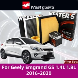 WESTGUARD Juego filtros aceite y cabina Geely Emgrand GS 1.8L-1.4T