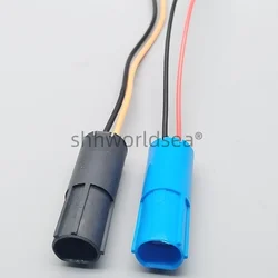 Shhworldsea FCI 211PC022S0004 Conector de inyector 2 pines 1,5 mm