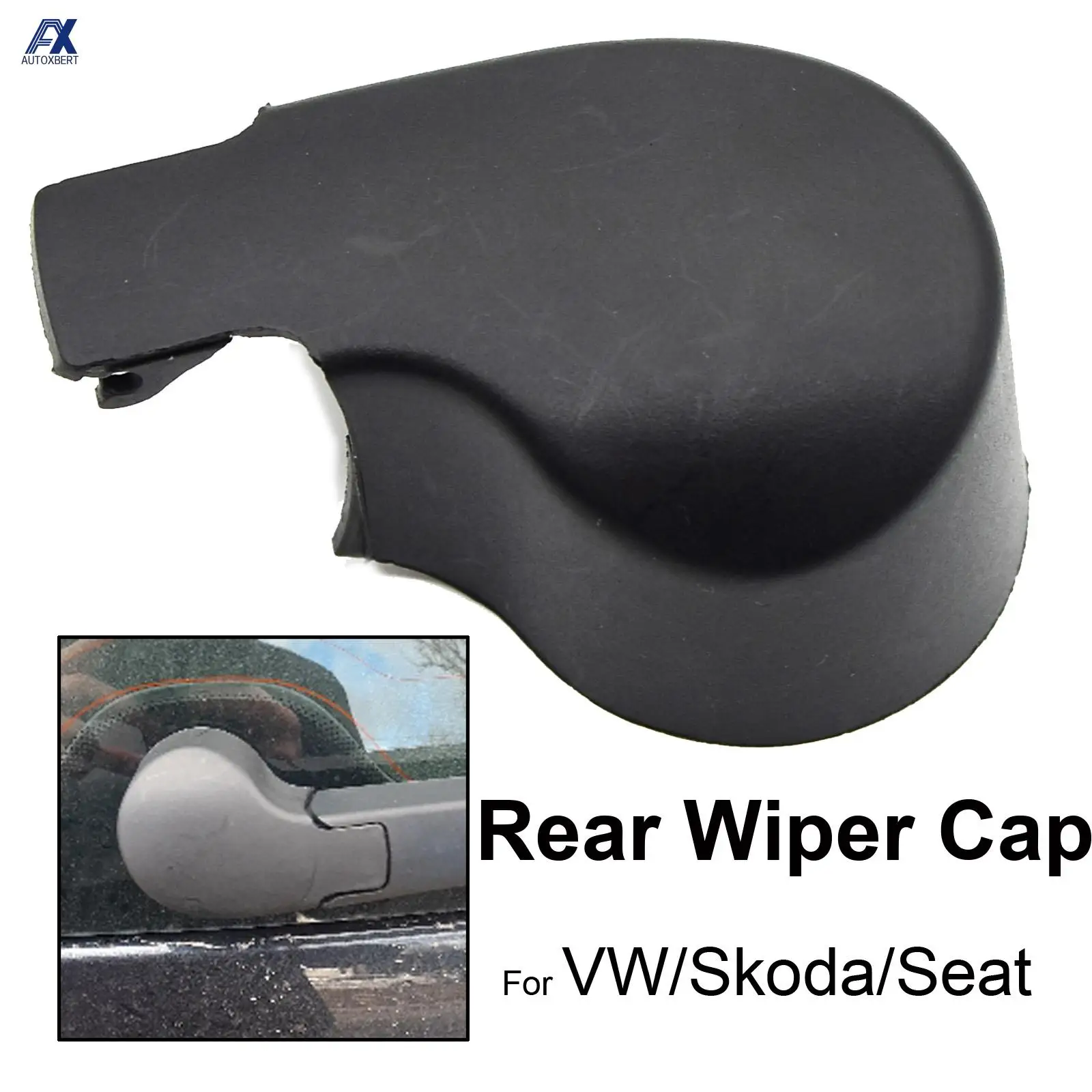 Tapa tuerca brazo limpiaparabrisas trasero Seat Arona Ibiza Leon Skoda
