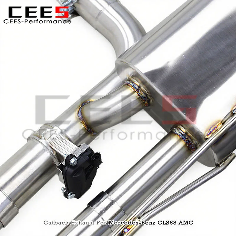 Escape Catback CEES Valvetronic Acero Inox – Mercedes GLS63 AMG X167 2019+ - imagen 5