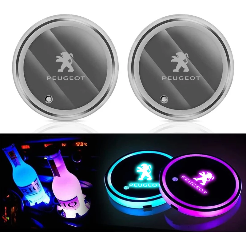Alfombrilla portavasos Peugeot con rejilla de sujeción para vaso - imagen 5
