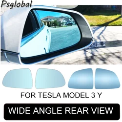 Espejo retrovisor gran angular 800R calefactado para Tesla Model 3