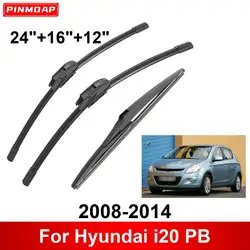 Juego de escobillas limpiaparabrisas para Hyundai i20 PB 2008-2014