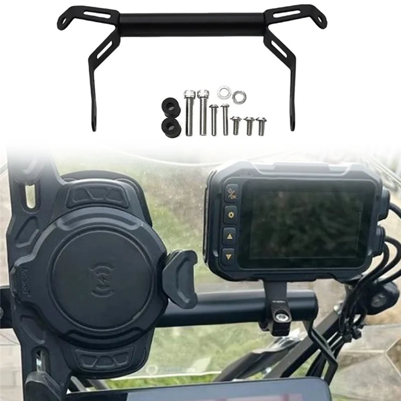 Soporte móvil 22 mm para navegación en moto QJMotor SRT900/TRK902 - imagen 5