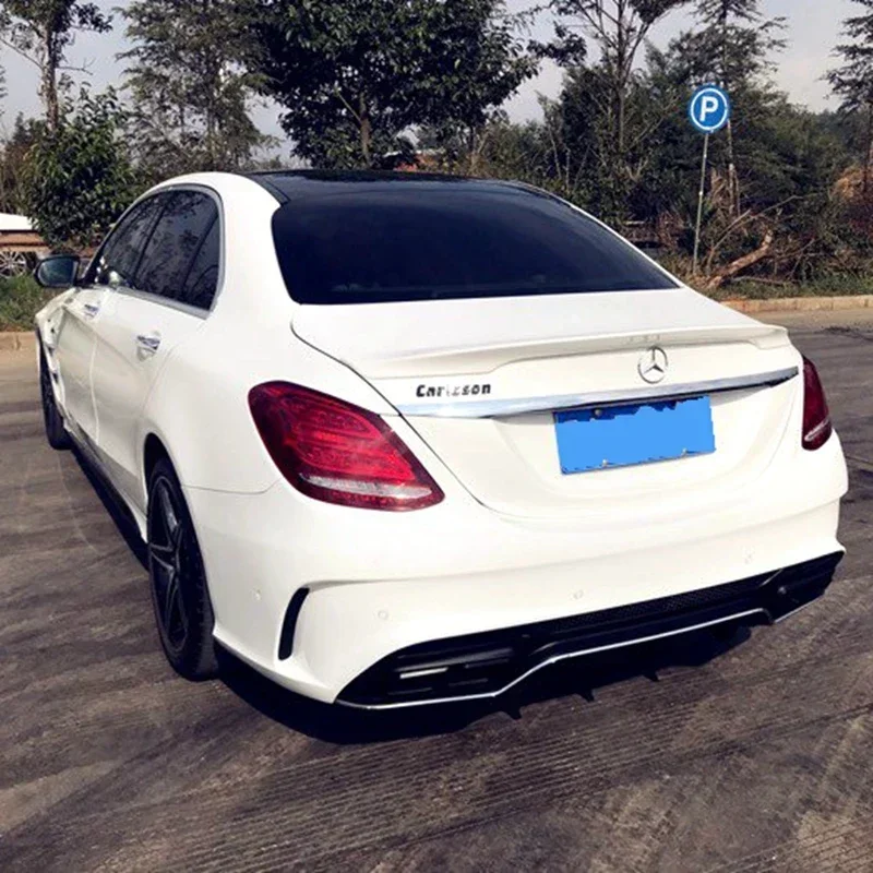 Mercedes-Benz Aleron trasero W205 Clase C (2014-2018) ABS decorativo - imagen 4