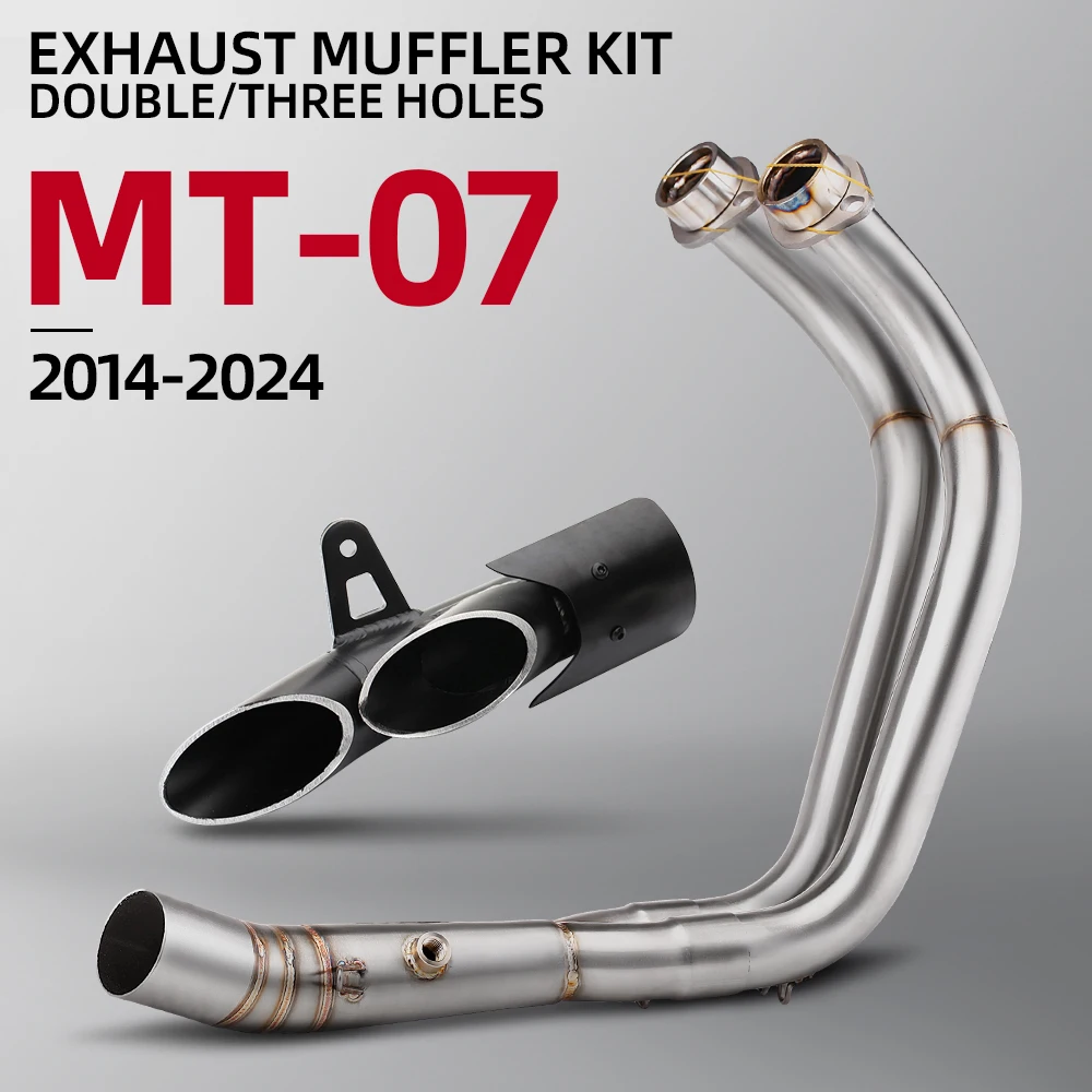 Kit escape completo inoxidable para Yamaha MT07 R7 2014-2025 - imagen 2
