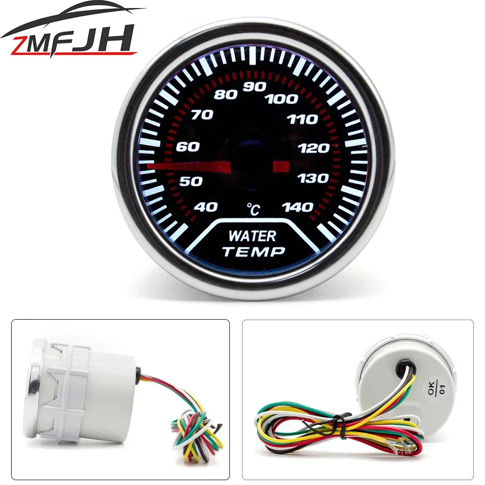 Reloj de temperatura del agua 52 mm, 40-140 °C para coche