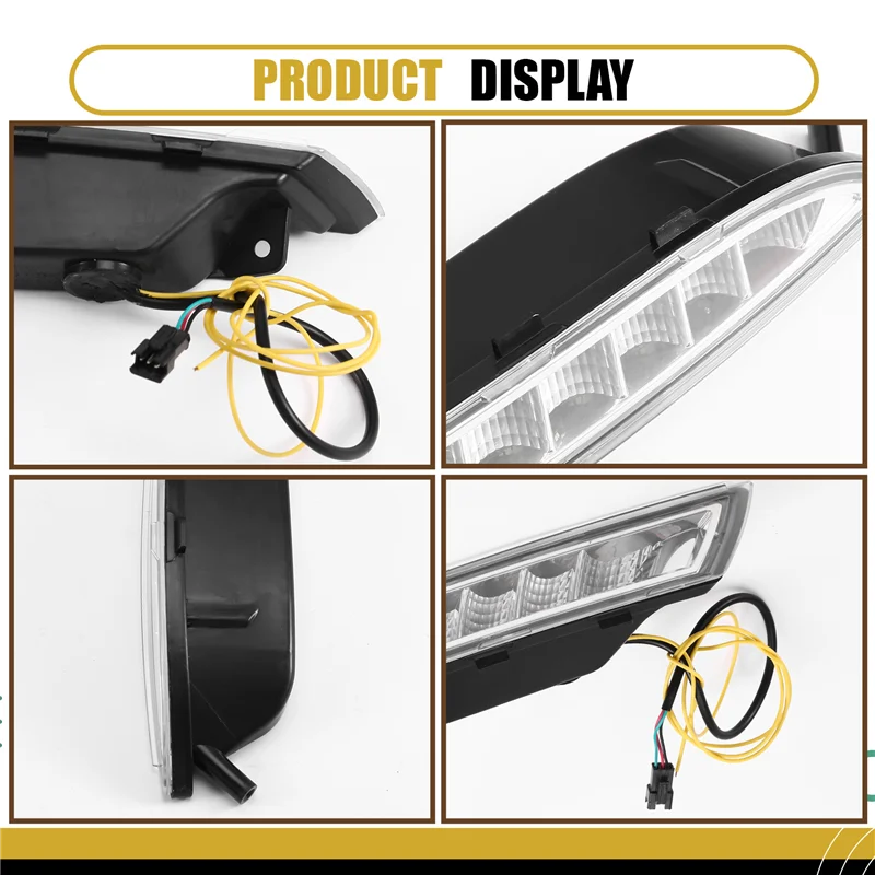 AB56-Car foco LED antiniebla intermitente luz diurna Scirocco 2008-2013 - imagen 3