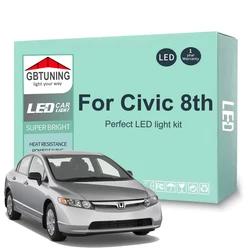 Kit bombillas LED CANbus Honda Civic MK8 2006-2011 lectura maletero