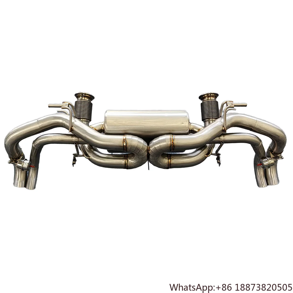 Escape Catback Titanio Audi R8 V10 Válvula Automática