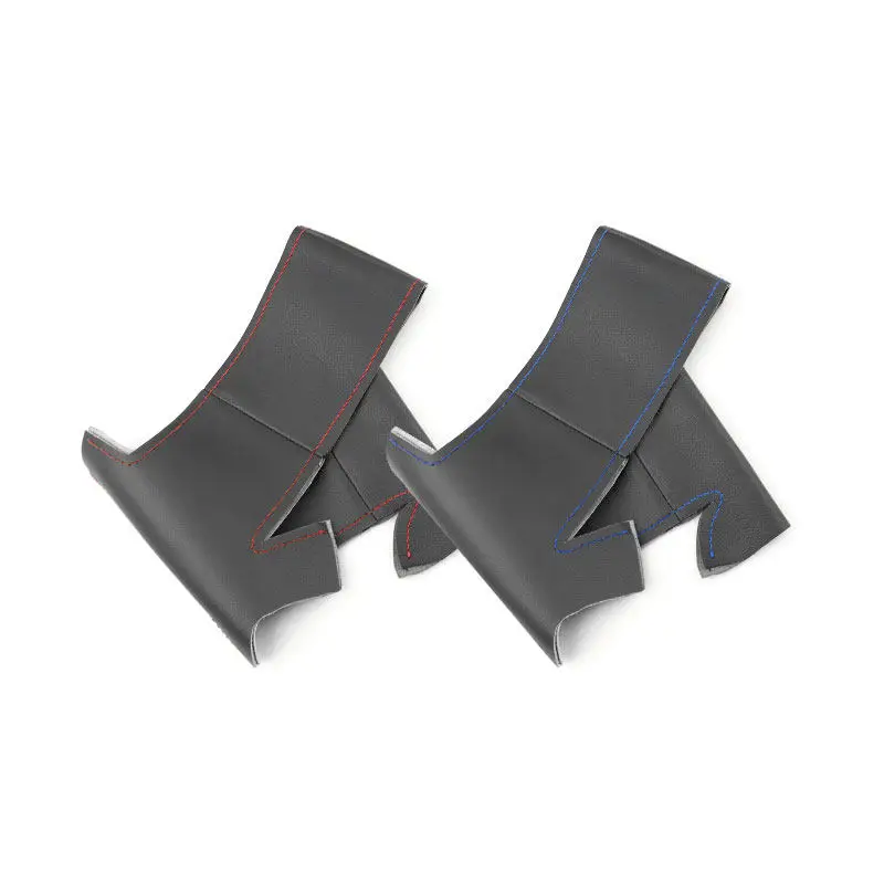 Protector de volante para coche Nissan en microfibra negra - imagen 2