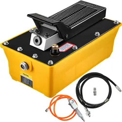 Bomba hidráulica neumática de pie 10000 PSI para taller