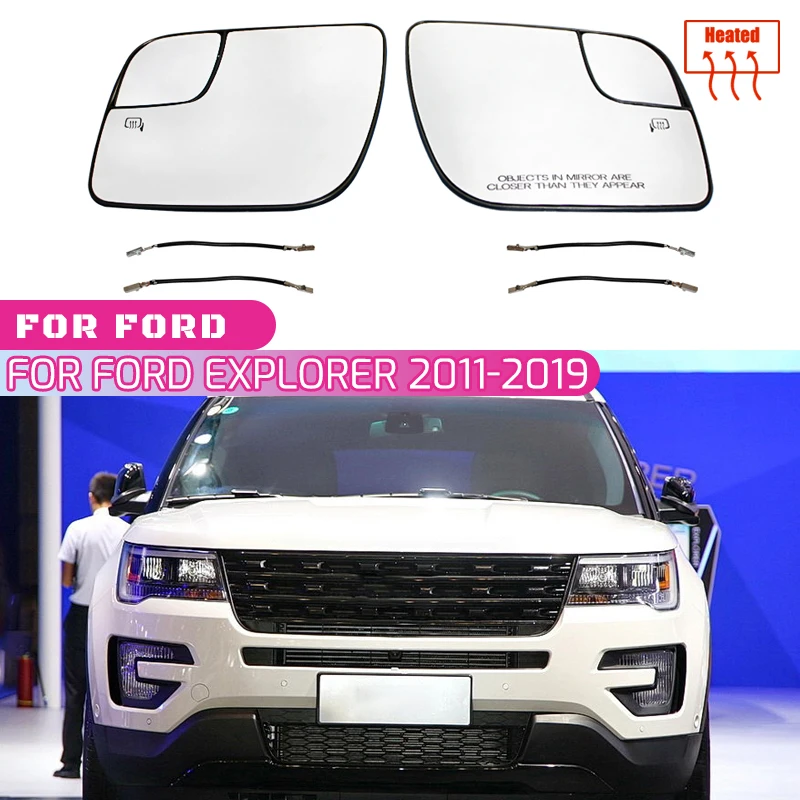 Cristal calefactable de lente para espejo retrovisor Ford Explorer 2011-2018