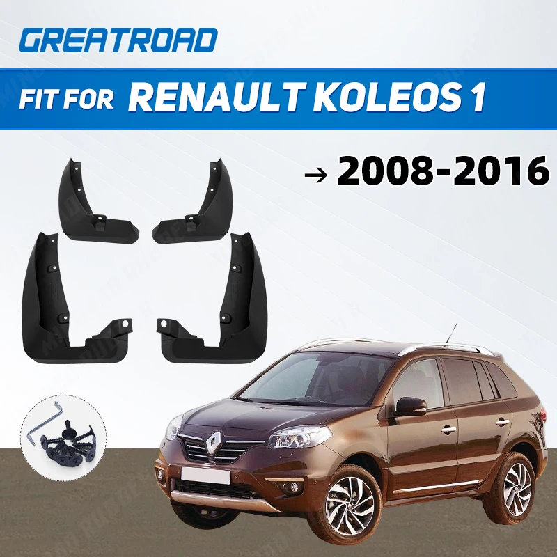 Juego guardabarros delanteros y traseros – Renault Koleos I 2008-2016