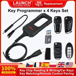 LAUNCH X-431 Programador de llaves con chip y mando de 4 botones