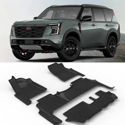 Alfombrillas impermeables para Nissan Patrol Y63, todo tipo de clima