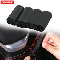 Funda trenzable para volante de cuero sintético antideslizante