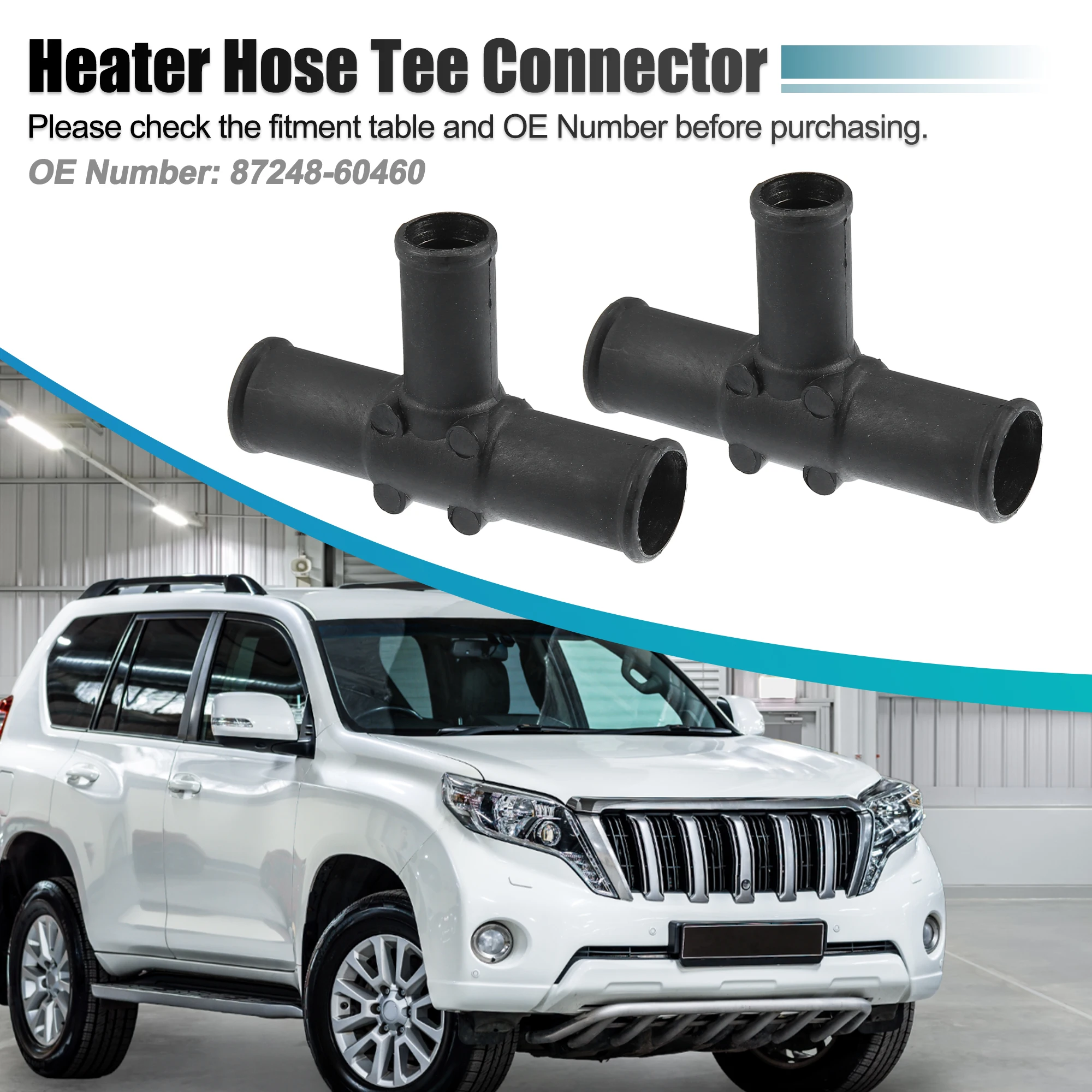 UXCELL manguera de calefaccion con conector 2 piezas para Toyota LX470 - imagen 2