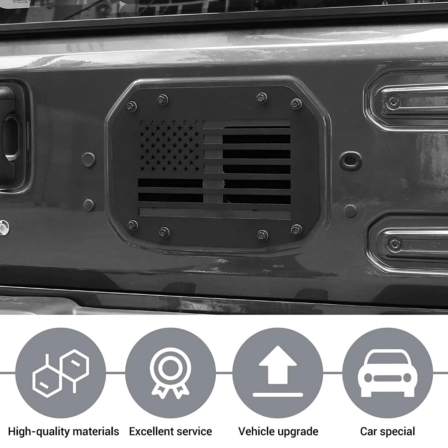 Eliminador neumático cubierta ventilación trasera Jeep Wrangler JL - imagen 5