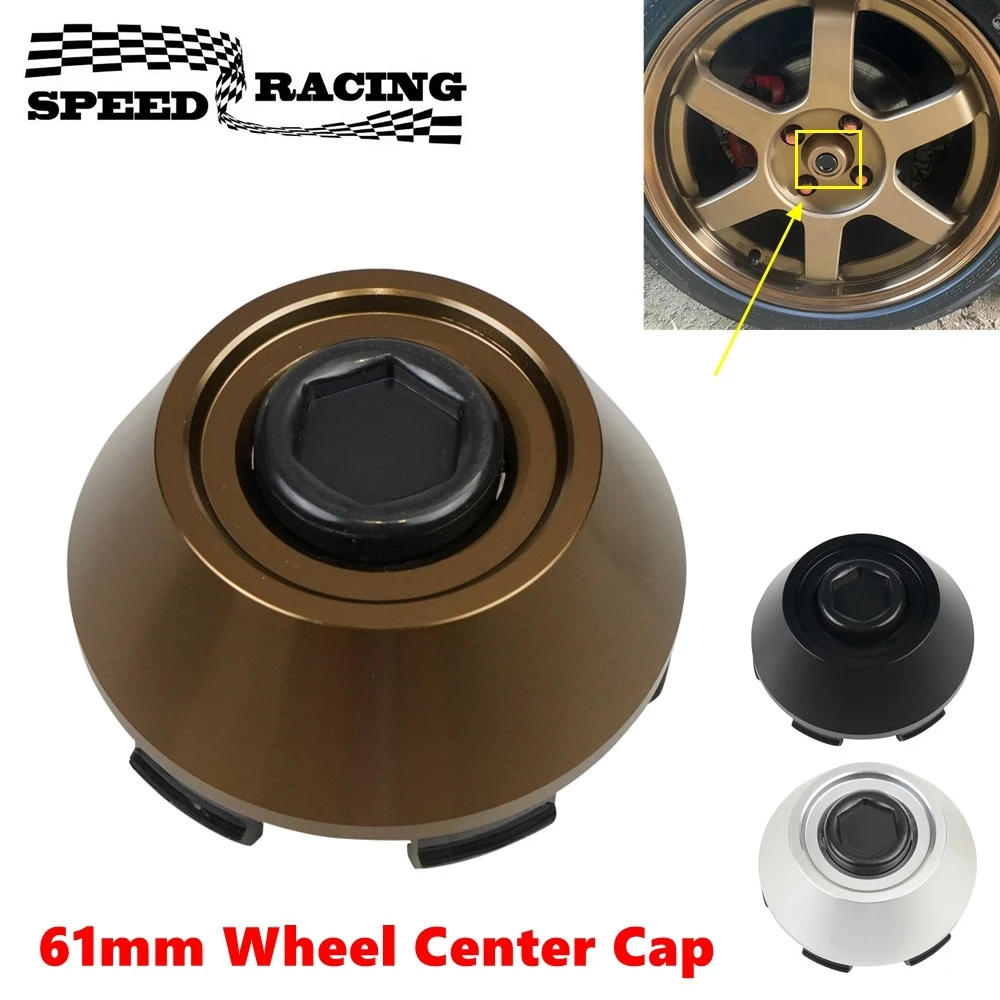 Tapa centro de rueda racing 61mm para RAYS CE28 SE37 TE37