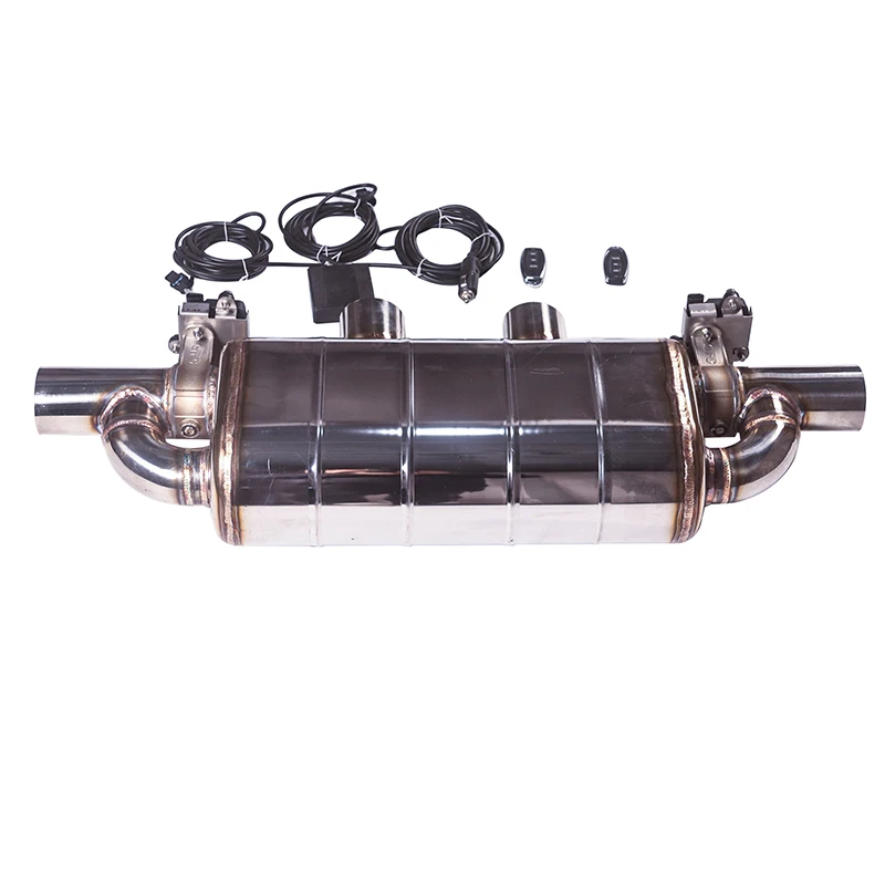 Silenciador escape deportivo T doble entrada vál aisladora electrónica Catback