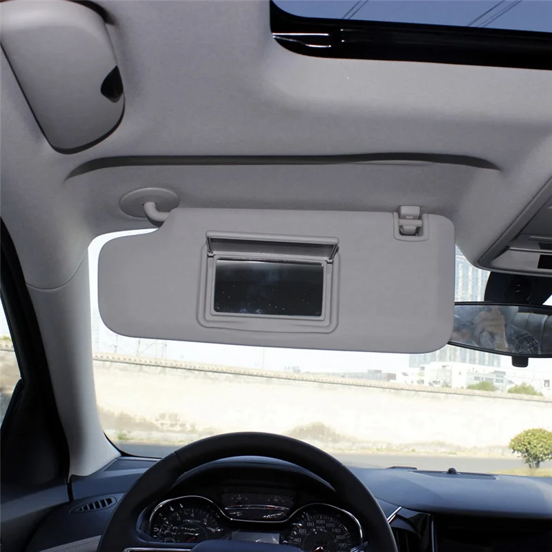 Viseras parasol grises con espejo para Chevrolet Cruze 2011-2016 - imagen 2