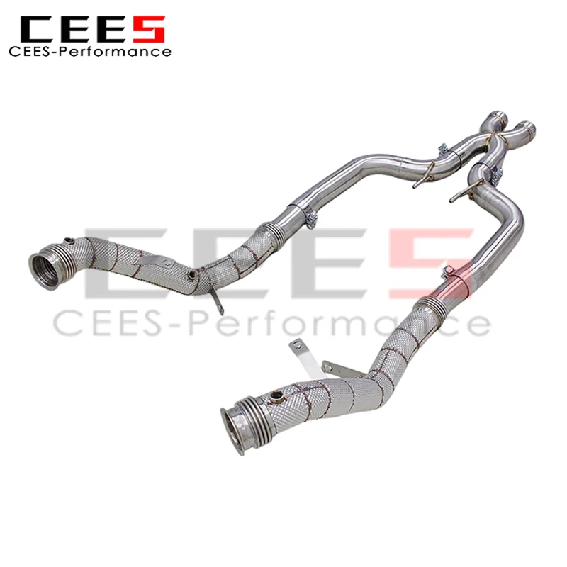 Tubos de escape acero inoxidable Cees Mercedes S65 AMG W222 V12
