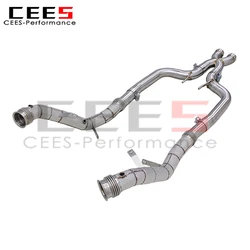 Tubos de escape acero inoxidable Cees Mercedes S65 AMG W222 V12
