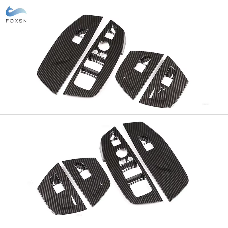 Embellecedor de elevalunas de fibra de carbono para BMW X3/X4 G01/G02 - imagen 2