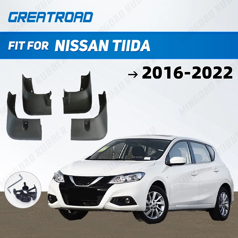 Guardabarros Nissan Tiida (2016-2022) – protector antipolvo y salpicaduras