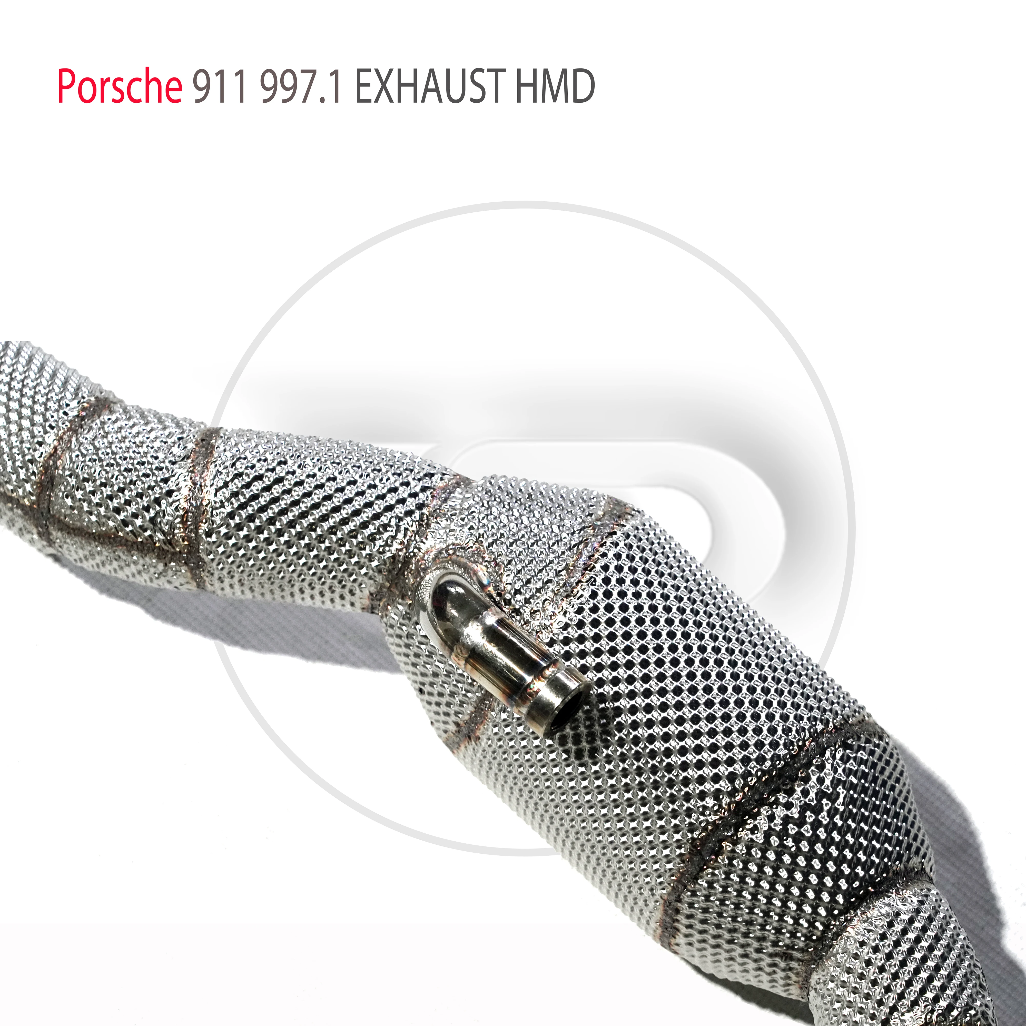 Tubo de escape HMD Porsche 911 997.1 con catalizador – Cat-back - imagen 2