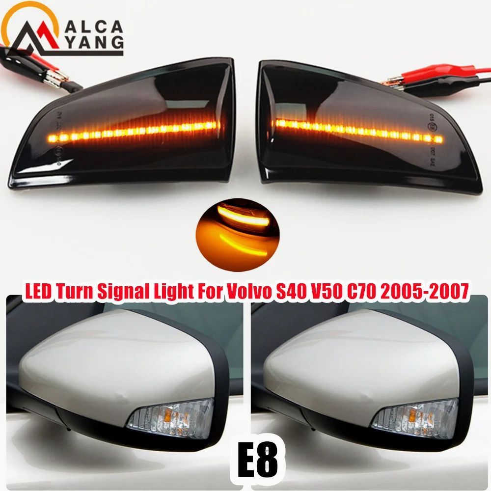 Intermitente dinámico LED para espejo lateral Volvo