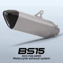 Silenciador de escape universal fibra carbono para Ninja400 ZX6R RSV4