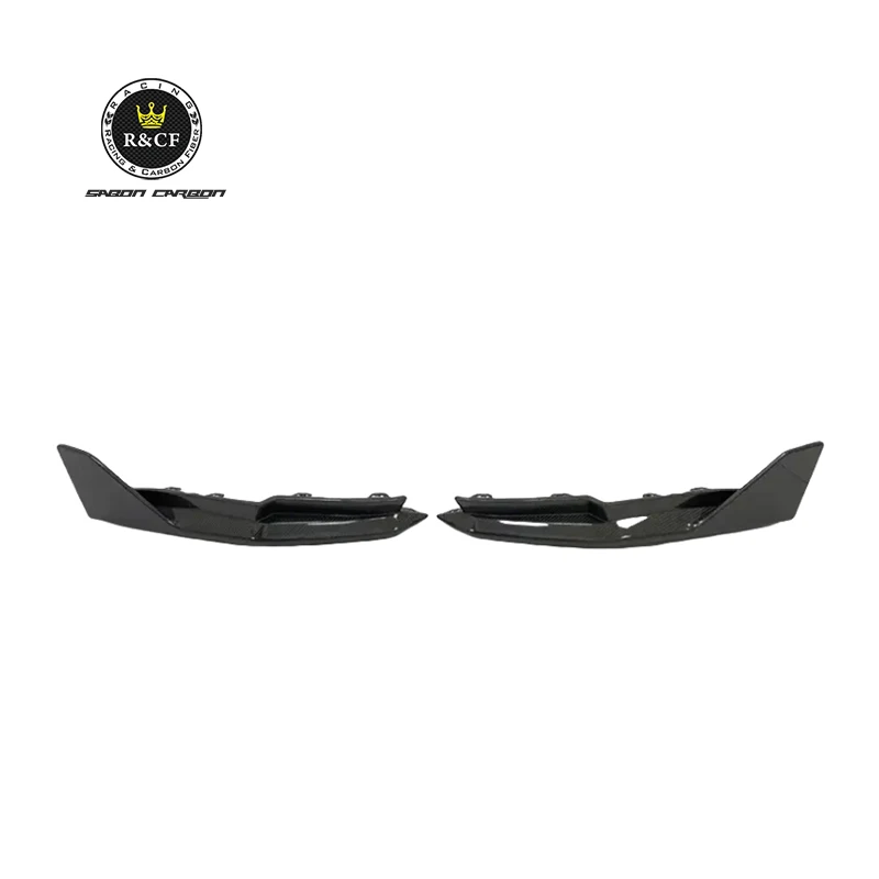 Divisor trasero G80 M3 estilo MP fibra de carbono parachoques trasero divisor lateral Winglet para BMW G80 G82 G83 Sedan Coupe 2021+