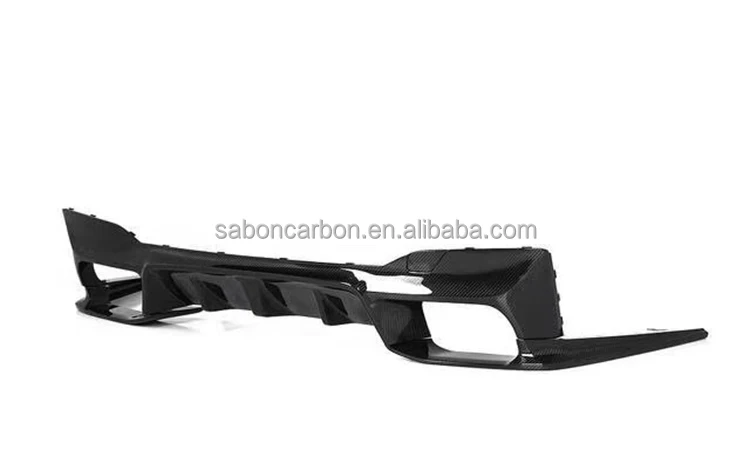 Detalle del diseño 3D del difusor trasero