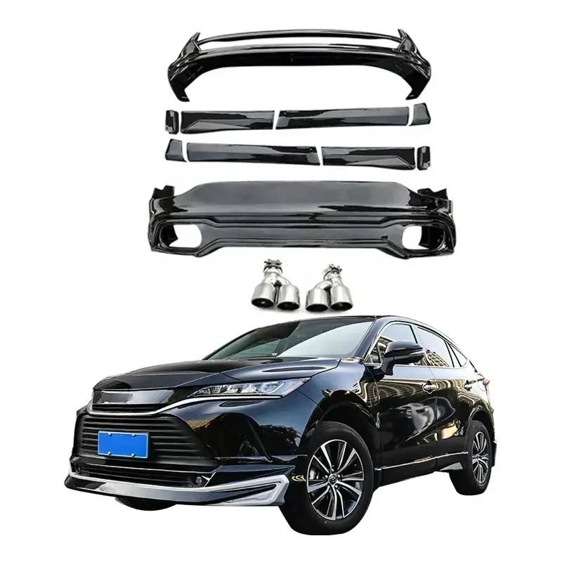 Kit parachoques ABS Toyota Harrier 2022 – faldones y labio