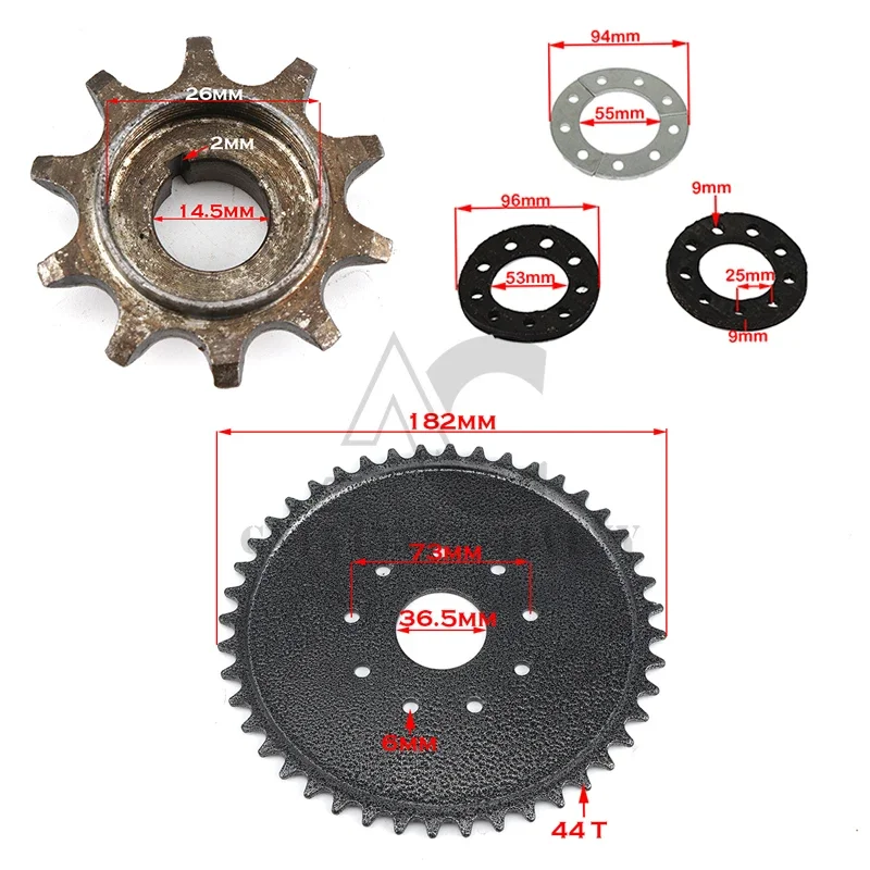 Kit piñones delanteros y traseros para bicicleta eléctrica – montaje - imagen 2