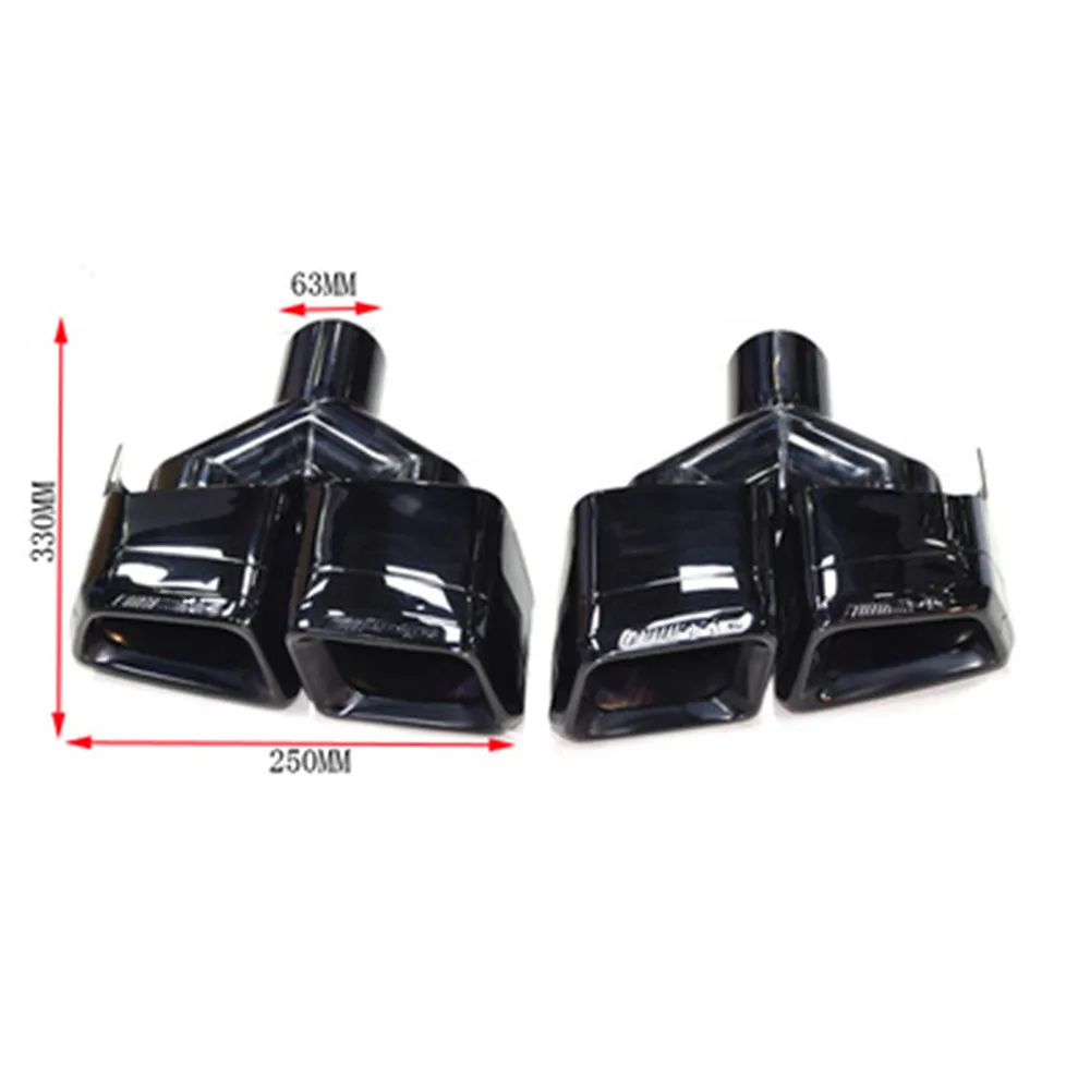 Terminales de escape de acero inoxidable 304 para Mercedes-Benz W204/W212 E63 - imagen 5