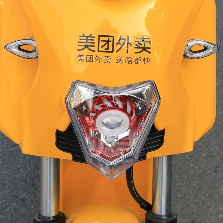 Motocicleta eléctrica 400W vista lateral