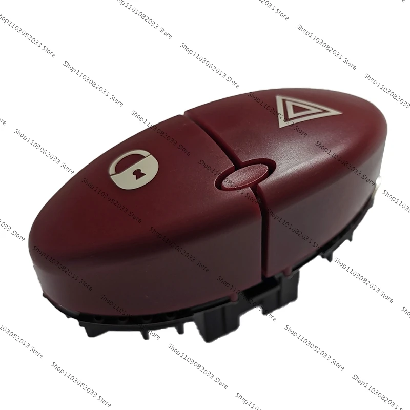 Para Peugeot 206 Citroen C2 interruptor intermitente de advertencia de peligro botón de interruptor de luz peligrosa interruptor de alarma de luz de emergencia estilo de coche - imagen 4