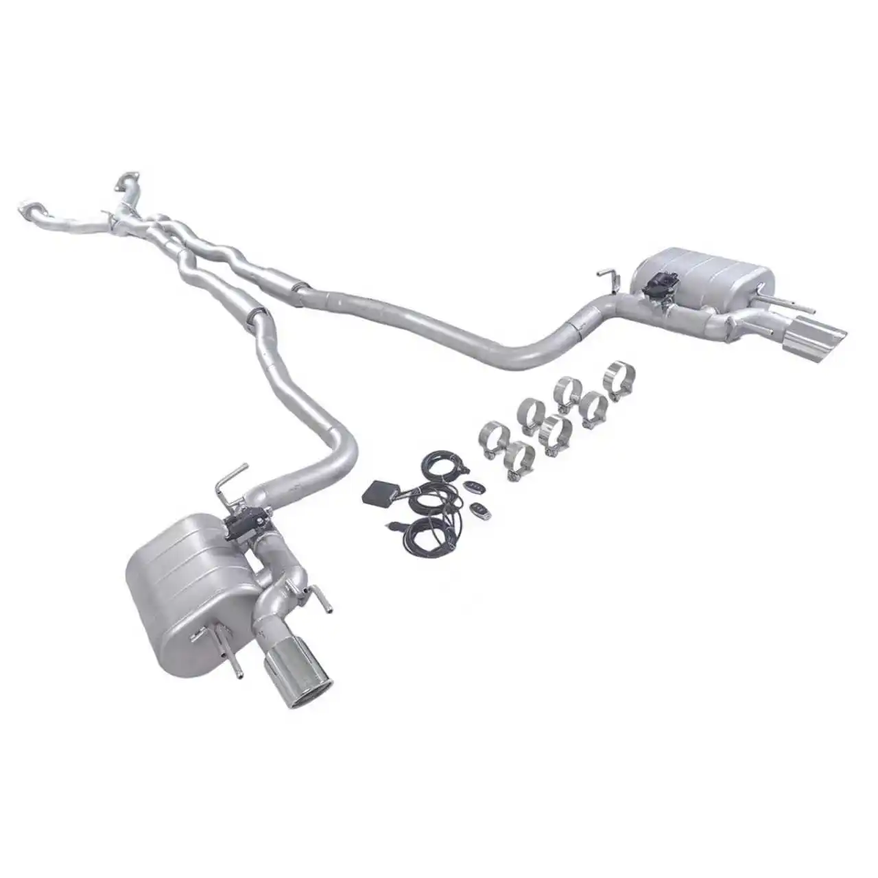 Escape catback GFC de acero inoxidable con válvula – Cadillac CTS 3.0 - imagen 2