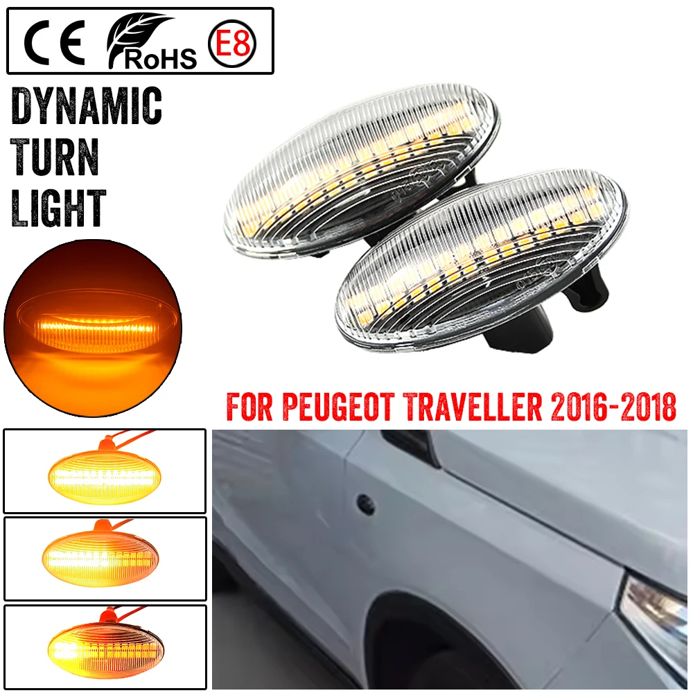 Intermitente lateral LED dinámico para Peugeot y Citroën - imagen 2