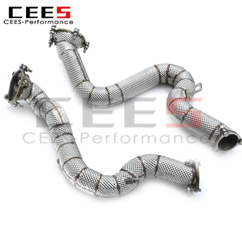 Cees downpipe catalizado de alto flujo para Audi RS6 C7 4.0 T - imagen 3