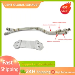 CBNT tubo medio de escape acero inox – BMW S58 M3 G80 M4 G82 M2 G87