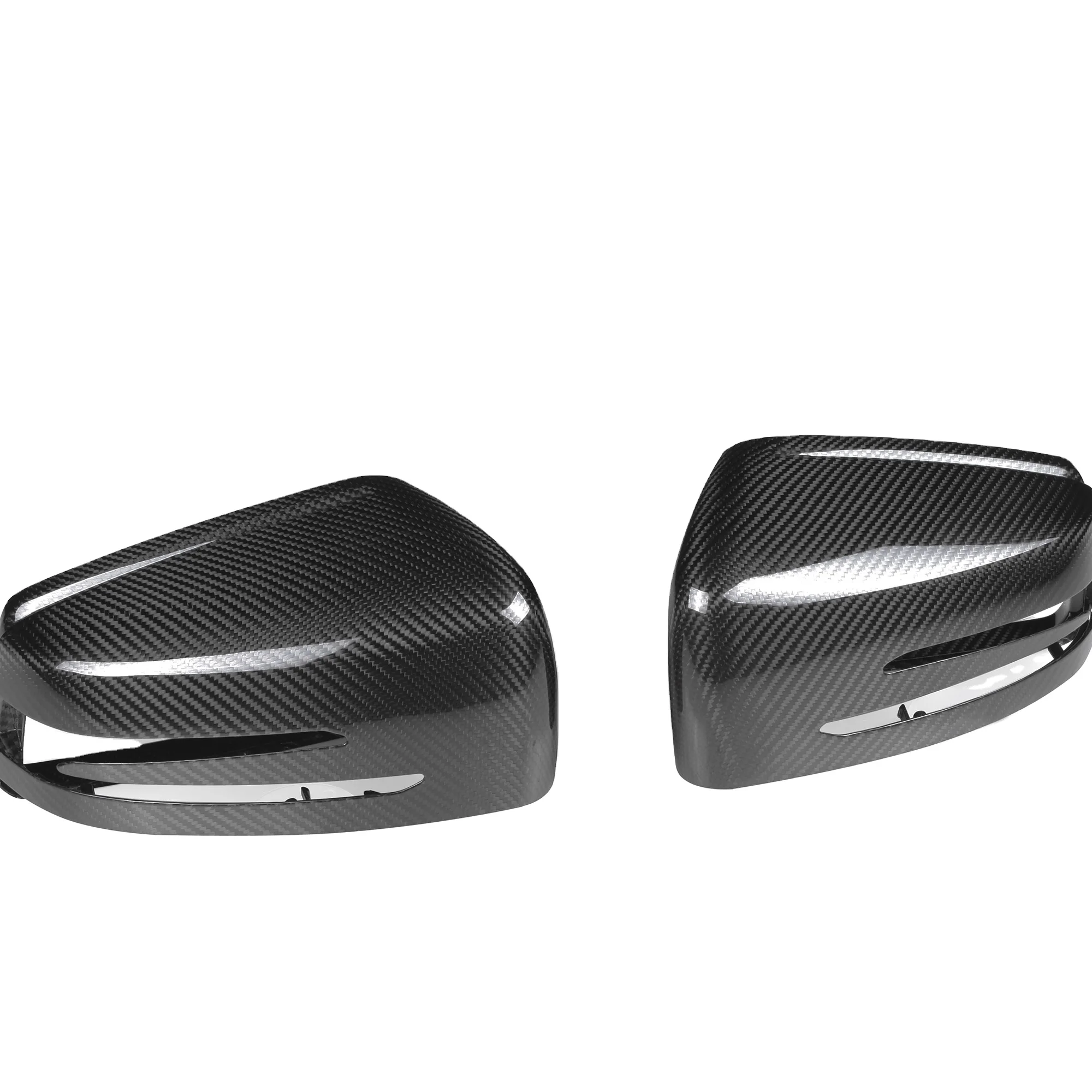 Tapas de espejo fibra carbono OEM – Mercedes W204/W212/W207 2010-2016