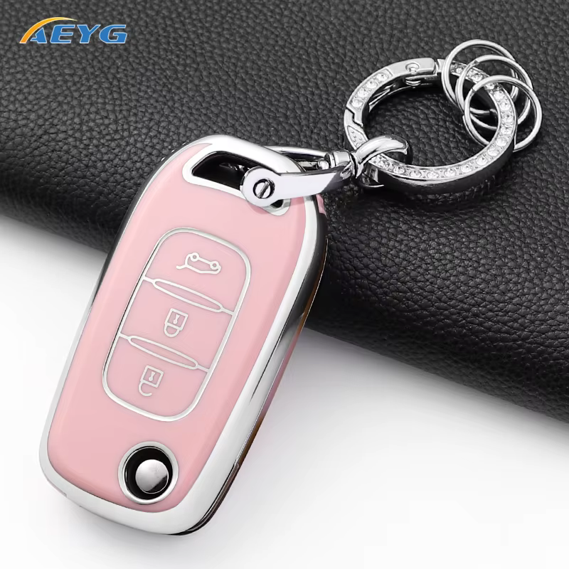 Funda de TPU para llave de coche compatible con modelos LADA y Renault