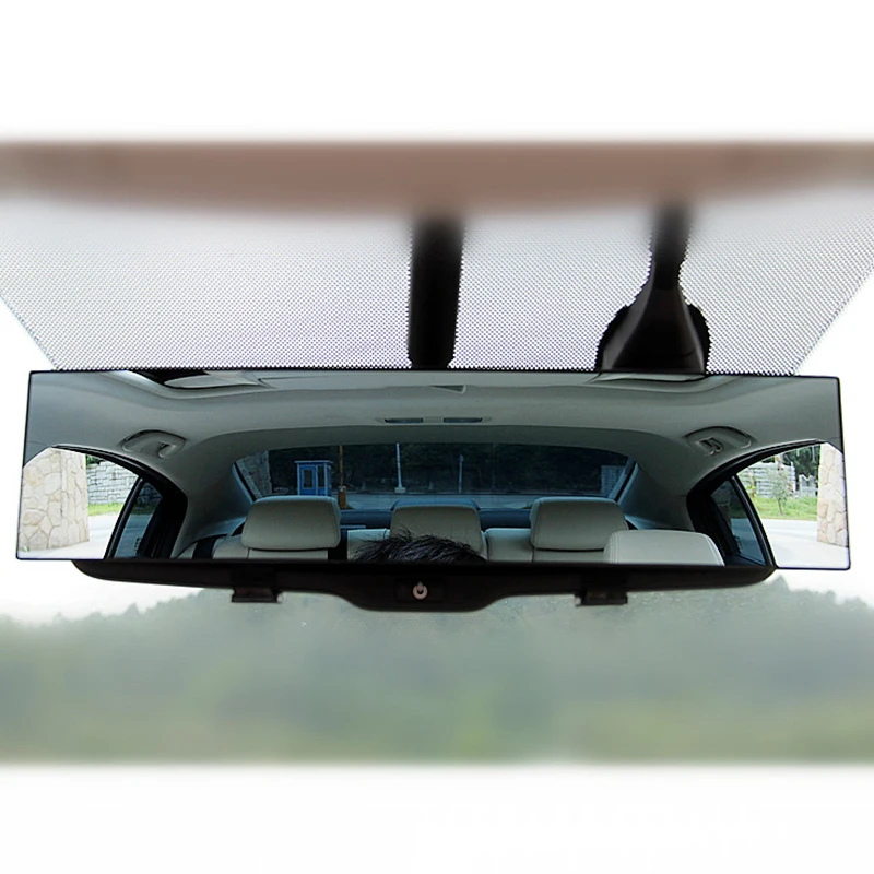 Espejo retrovisor panorámico universal gran angular HD para coche - imagen 3