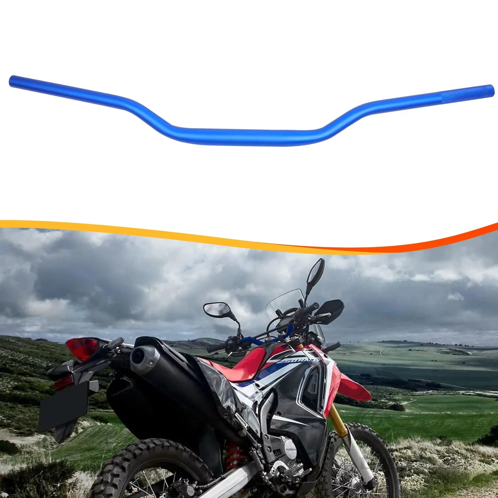 Manillar universal 28mm 1-1/8 para Yamaha Kawasaki Suzuki Honda motocross - imagen 4