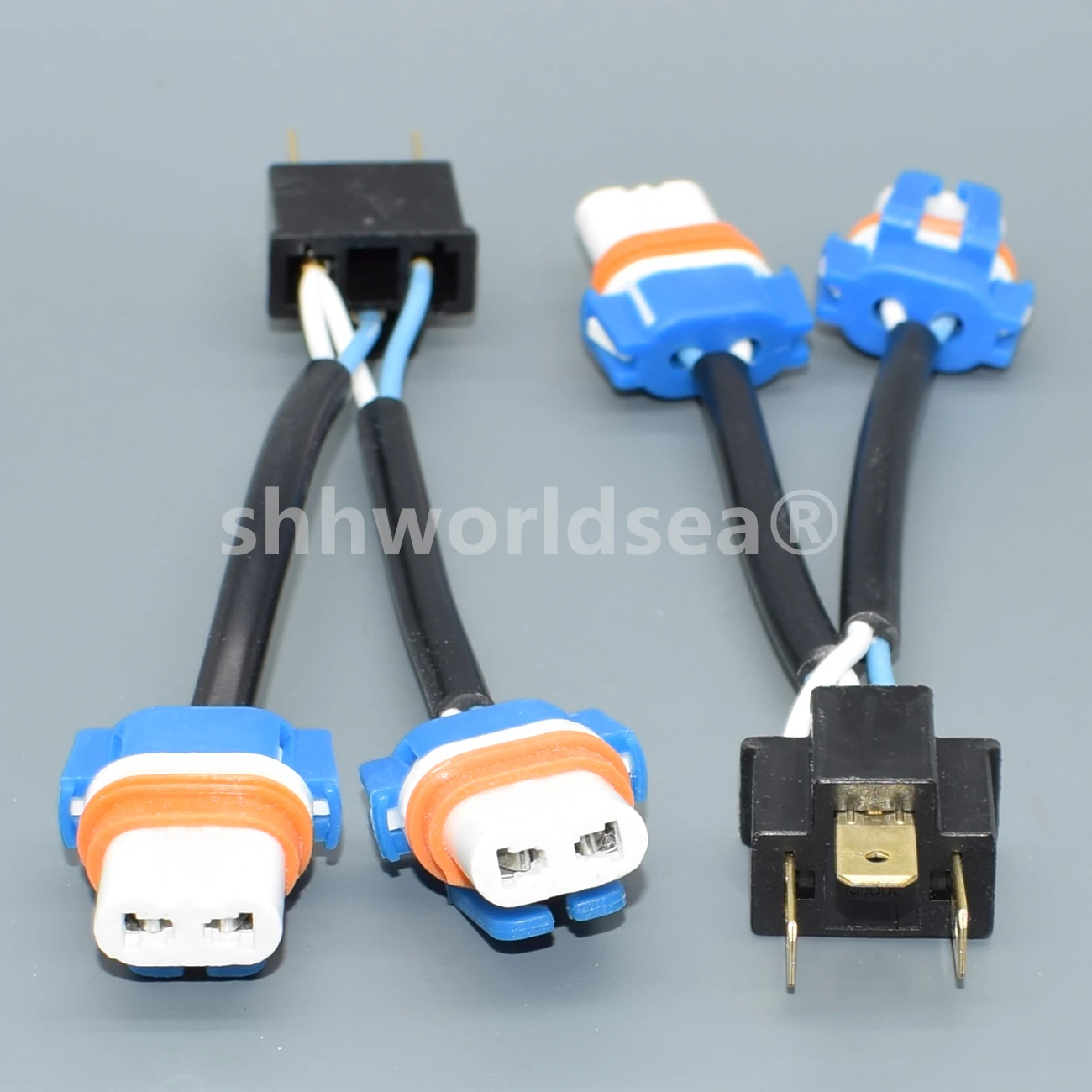 Shhworldsea adaptador de faro H4 macho-hembra para 9005/9006 - imagen 3